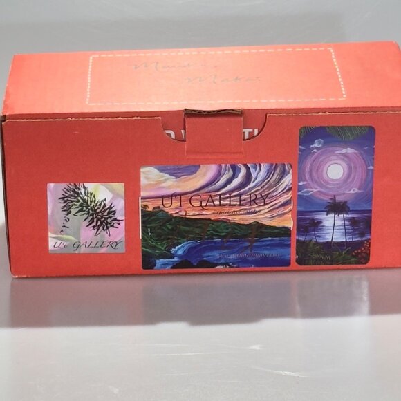 Rachael Ray Redbubble Ceramic Mug Set 2 Pcs Mauka Makai Design Hawaii Art By Ui - Picture 8 of 14